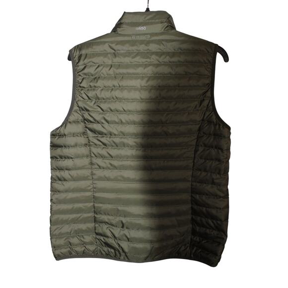 Eddie Bauer EB650 Down/Polyester Quilted Vest Womens Size Large Green - Picture 2 of 7